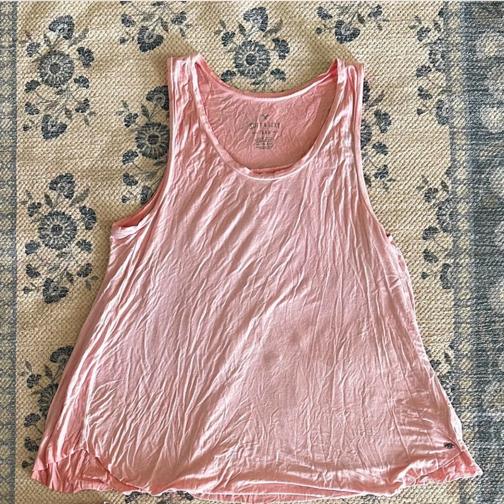 American Eagle Soft & Sexy Women's Pink Tank Top
